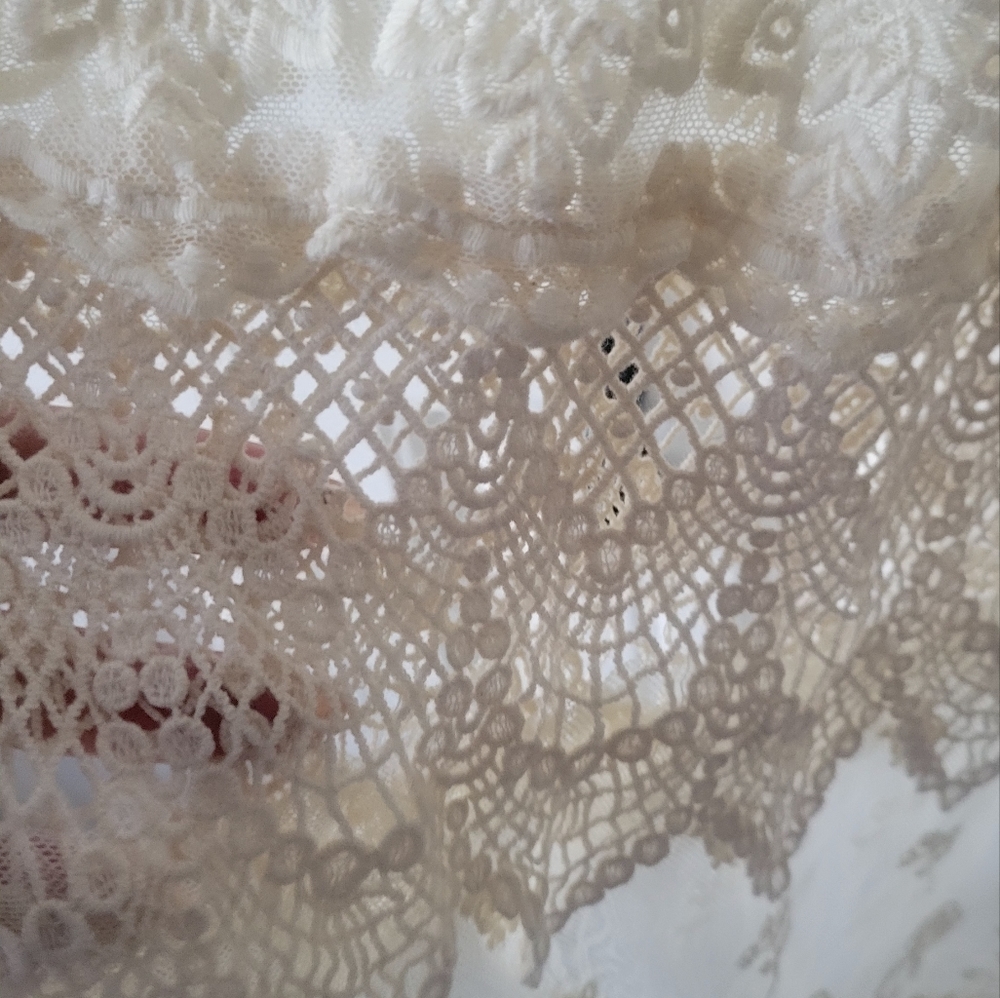 Boho Lace Maxi Dress in Ivory - Lightweight & Feminine - Picture 12 of 16